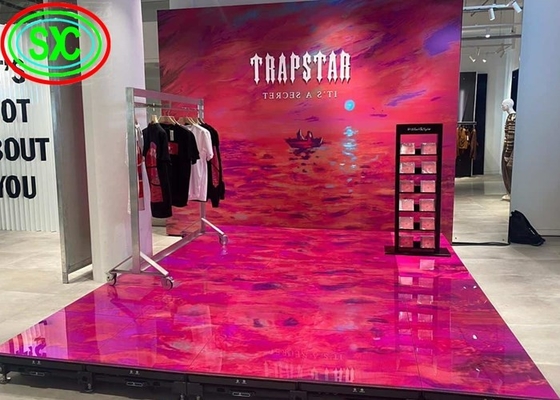 Täfelt wechselwirkender DJ Tanzboden Disco LED P6.25 Hochzeitsmiete