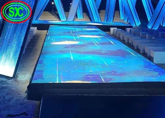 China SMD3535 Sound Active DJ Led Disco Tanzfläche Warmweißstrahl-Panels