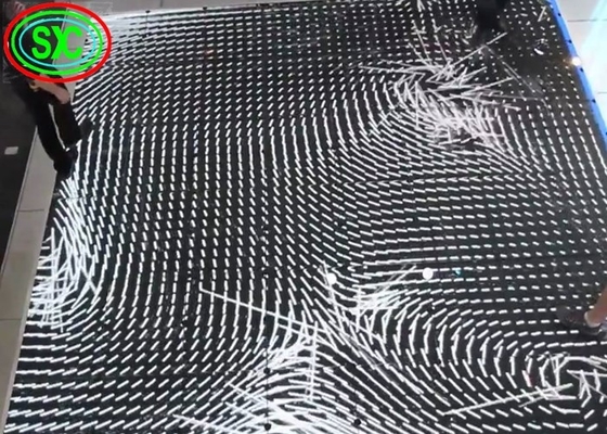Tragbare wechselwirkende Tanzbodenmietanzeige 3D Video-LED für Hochzeitsfest