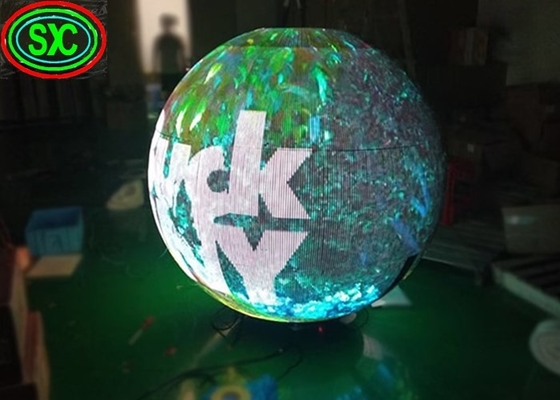 P3.91 360° Outdoor Vollfarbkolumne Kugel LED-Display Bildschirm Gebäude-Bildschirm