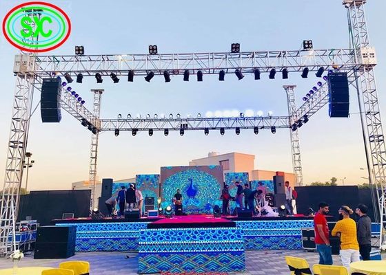 P6 Outdoor Full Color LED Display 192x192mm Schrank 5000cd/M2 Helligkeit