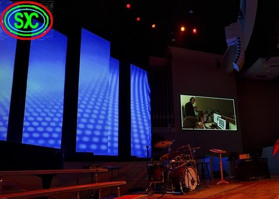 Hohe Helligkeit volles Colorstage führte Schirme, die P3.91 mit Druckguss-Aluminium