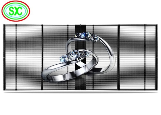 China Indoor P3.9-7.8 Vollfarbig Transparent Led Display Bildschirm Smd gekrümmt