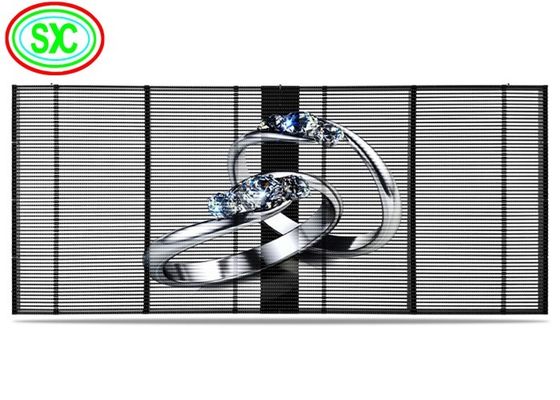 Guter Preis Vermietung Ultra HD Energieeinsparende Hängende Transparente LED Bildschirm Eisen Schrank IP65 P10 Online