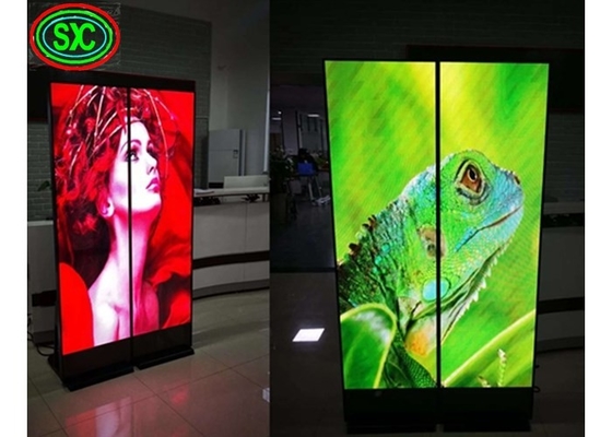 16.7 Billionen Farbgrafik Commercial LED Display 1/32S Fahrmodus für Nachrichten