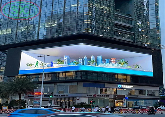 P8 Outdoor-Werbung Led-Display-Panels Vollfarbe hohe Helligkeit