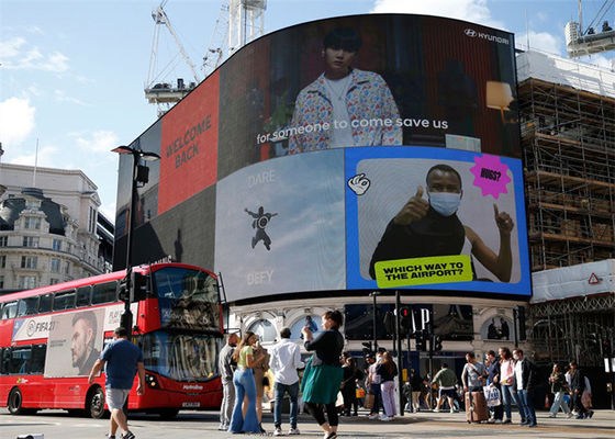 SMD P6 Outdoor Full Color LED Werbetafel 576x576mm IP65 wasserdicht