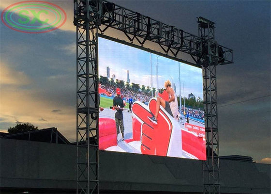 P4 Wasserdicht Vollfarbe Outdoor Led Die Cast Aluminium Eisen/Stahl Schrank Outdoor Vollfarbe LED-Anzeige