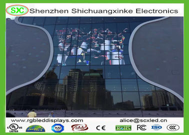 p6.25 weich transparenter flexibler geführter Schirm, SMD-Glaswand-Schirm-Nova-System