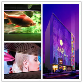 P10 Hintergrund-LED-Display SMD3535 Werbe-LED-Display außerhalb des Stahlschranks