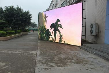 Außen-Hochhelligkeits-P6 LED-Aluminiumbildschirm, kommerzielle Farb-LED-Display