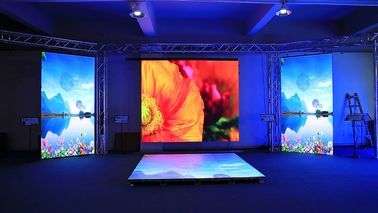 Hochauflösende Indoor / Outdoor P4.81 Full Color Led Dance Floor Factor für Barveranstaltung