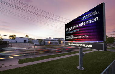 Elektronik Digitale LED Werbetafeln hohe Helligkeit Werbung P8 Outdoor Full Color