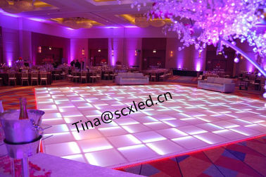 Bühne Ausrüstung Party Hochzeitsshow DJ Vollfarbe RGB LED Disco Licht Tanzfläche Bildschirm