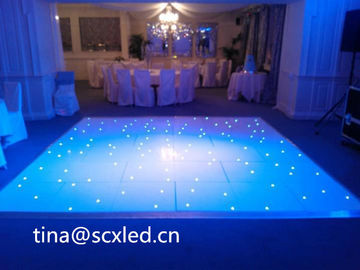 Innenraum SMD3535 Sound Active DJ Led Disco Tanzfläche Warme weiße Strahlplatten