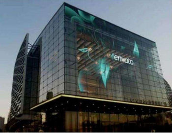 P0.9 Großer transparenter LED-Bildschirm / kundenspezifischer transparenter Videobildschirm