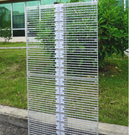 IP30 hd Innenraum P5.21 Transparent LED Bildschirm Pixeldichte 36864 Punkte / m2 transparenter Videobildschirm