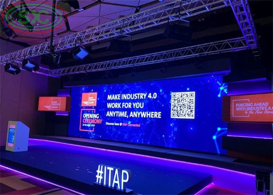 Vollfarbige P4 P5 LED Video Wandbildschirm Werbung LED-Plakette für Indoor-Stadion Supermarkt