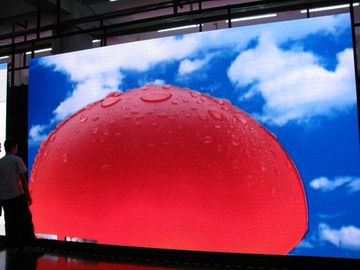 China SMD P6 Außenvermietung Vollfarb-Led-Bildschirm Werbeanzeigen
