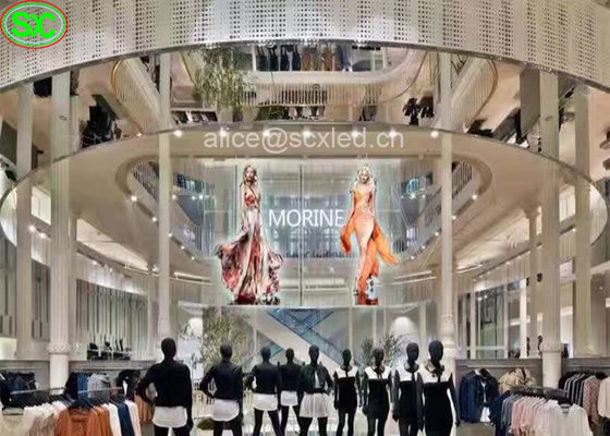 p6.25 weich transparenter flexibler geführter Schirm, SMD-Glaswand-Schirm-Nova-System