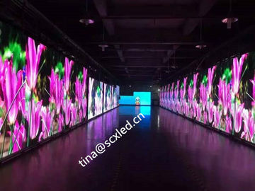 Hochhelligkeit HD-Videofunktion P3.91 LED-Display-Bildschirm für Bühnenhintergrundvermietung