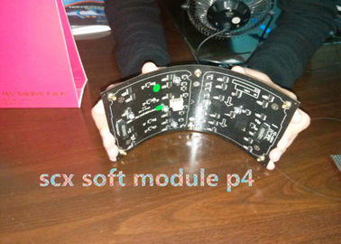 P4 Kurve LED Video Bildschirm Vorhang Flexible LED Display Modul in voller Farbe