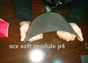 P4 Kurve LED Video Bildschirm Vorhang Flexible LED Display Modul in voller Farbe