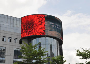 P8 Außenwasserdicht Wandkurve Flexible Videowerbung Led-Display Bildschirm