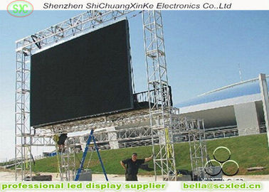 P3.91 Außen-LED-Druckguss-Aluminiumbildschirm SMD2121 500mm X500mm Standard-Druckguss-Aluminiumgehäuse 3 Jahre Garantie