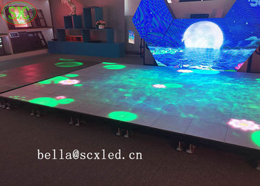 Innenraum SMD3535 Sound Active DJ Led Disco Tanzfläche Warme weiße Strahlplatten