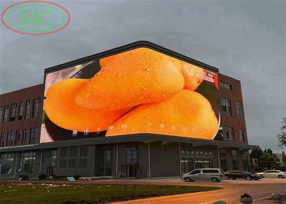8mm Pixel Pitch Outdoor Marketing Signage für H 160 V 140 Blickwinkel Anforderungen