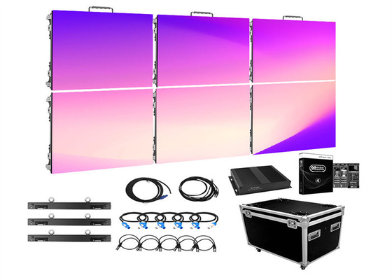 P2.976 P3.91 P4.81 Druckguss Aluminium Schrank Außenwasserdicht Miet Led-Bildschirm