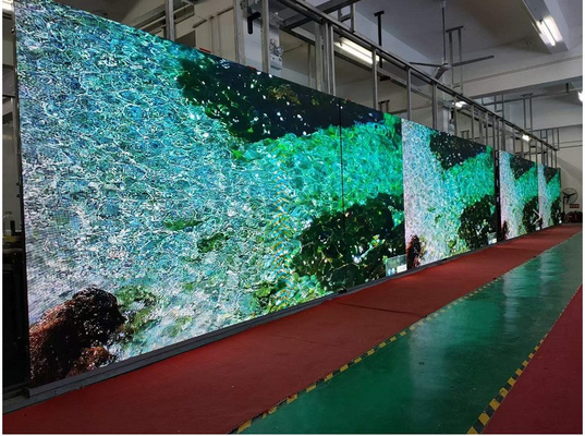 Vollfarbiges Video für Innenräume Wandbildschirm P4 hochauflösende hohe Pixel 2x3m LED-Video
