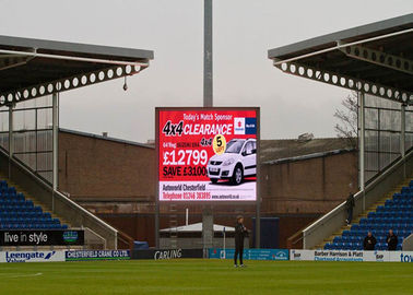 Bildschirm-Werbungs-Anschlagtafel Stadions-Quadrat RGB SMD P10 farbenreiche LED im Freien