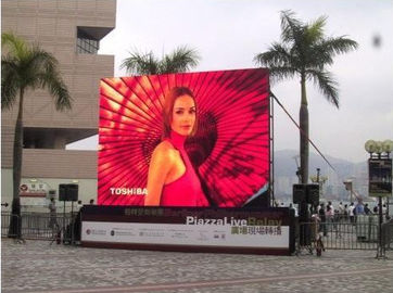 Festanlage/Vermietung Vollfarb-LED-Display, digitale Beschilderung am Straßenrand, P10 LED-Hinterbildschirm