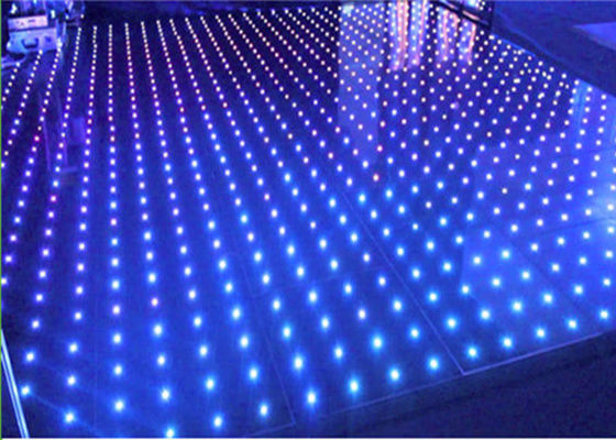 China SMD3535 Sound Active DJ Led Disco Tanzfläche Warmweißstrahl-Panels