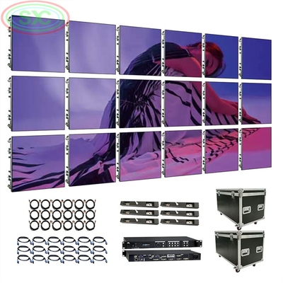 Farbenfrohe P3.91 Indoor Rental LED-Display-LED-Billboard für Nachtclub-Bühnenshows