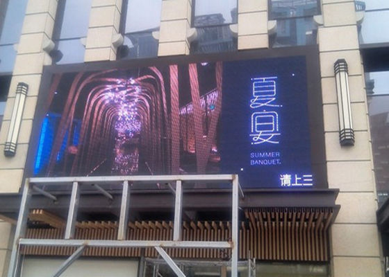 P10 Außen-LED-Display mit 10 mm Pixelhöhe IP65 Wasserdicht