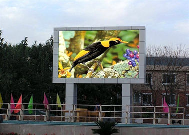 Outdoor Vollfarbe 5000cd / m2 Helligkeit 960*960mm Schrank Größe P8 LED Werbefläche