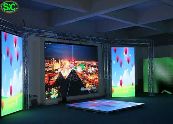 SMD 2121 HD führte Vorhang-Videowand mit System Meanwell Novastar, Größe des Kabinett-1000x1000