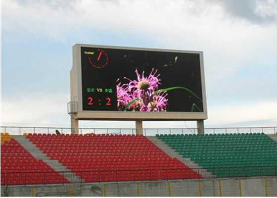 Outdoor Stadium Led Display Schrei Werbung P10 Vollfarbe 960*960mm Werbetafeln