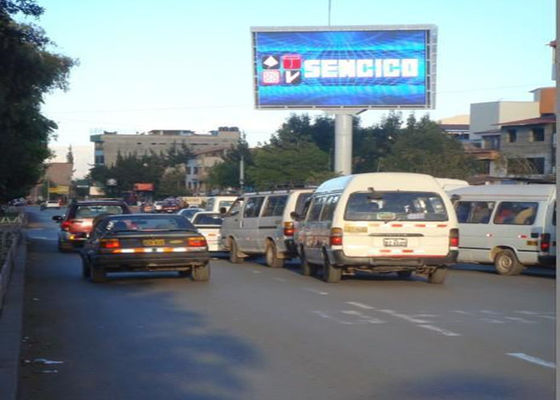 P8 SMD 320x160mm Wasserdichte Vollfarbige Outdoor-LED-Werbebildschirm