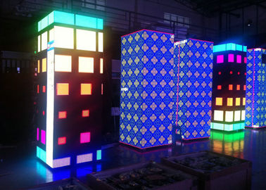 P3 SMD Indoor RGB LED Rental Screen, Vollfarbe 2500nits Helligkeit Eisen/Stahl Chassis Material