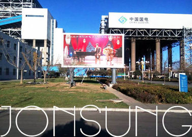 Hohe Helligkeit Außen LED Werbebildschirm P10 Gebäude Mounted HD Billboard