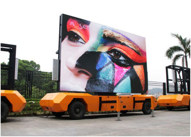 Outdoor HD Full-Colour Video Lastwagen Montierte Led-Bildschirme Multimedia Werbung P10