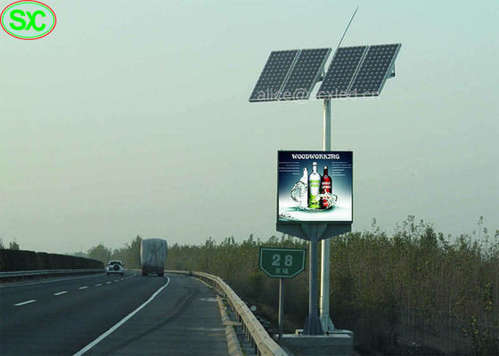 Guter Preis Energiesparende Werbung im Freien des Sonnenkollektor-P10 führte die besonders angefertigten Bildschirme Online