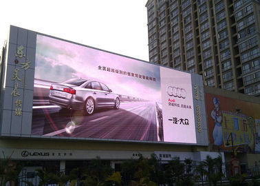 Vollfarbige Aluminiumwerbung Außen-LED-Anzeige 10mm Pixel Pitch 3 für Stationen