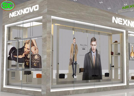 Transparenter LED Schirm MBI5124 IC Mietvorhang-Digital fertigte Helligkeit besonders an