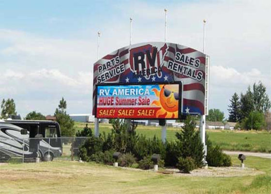 P5 Outdoor Full Color LED Werbetafel 5mm Pixelabstand IP65 Wasserdicht