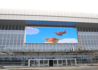 Vermietung eines geschwungenen Bildschirms fest/vermietet Werbung P16 Outdoor LED-Bildschirm Video Wandbildschirm hochauflösend